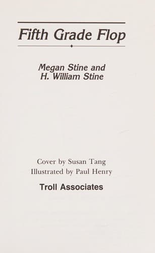 Cover of Fifth grade flop by Megan Stine