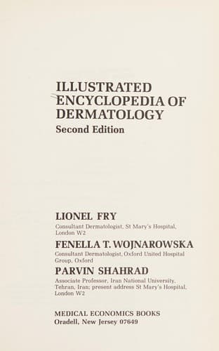 Cover of Illustrated encyclopedia of dermatology by Lionel Fry