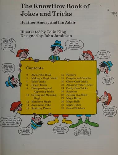 Cover of The knowhow book of jokes and tricks by Heather Amery