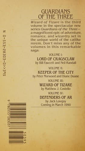 Cover of Wizard of Tizare by Matthew J. Costello