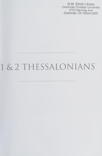 Cover of 1&2 Thessalonians by Linda McKinnish Bridges