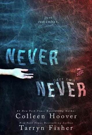 Cover of Never Never by Colleen Hoover