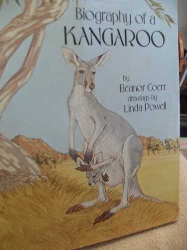 Cover of Biography of a kangaroo by Eleanor Coerr