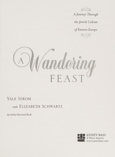 Cover of A wandering feast by Yale Strom