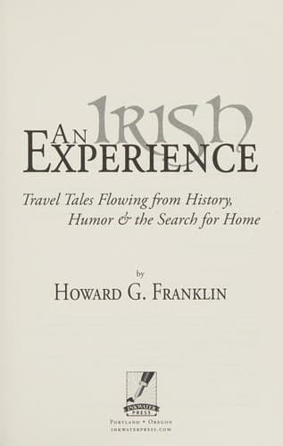 Cover of An Irish experience by Howard G. Franklin