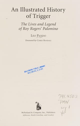 Cover of An illustrated history of Trigger by Leo Pando