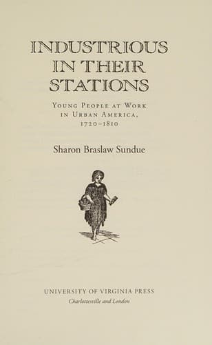Cover of Industrious in their stations by Sharon Braslaw Sundue