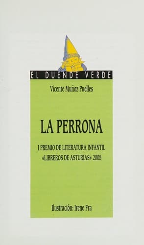 Cover of La perrona by Vicente Muñoz Puelles