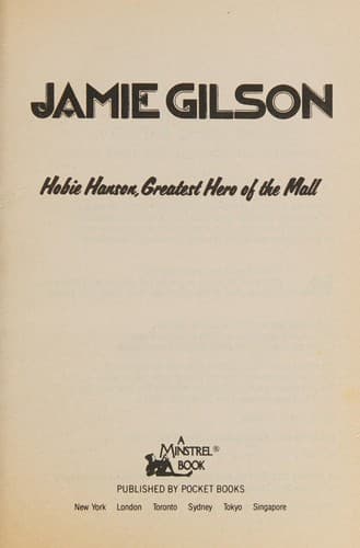 Cover of Hobie Hanson, Greatest Hero of the Mall by Jamie Gilson