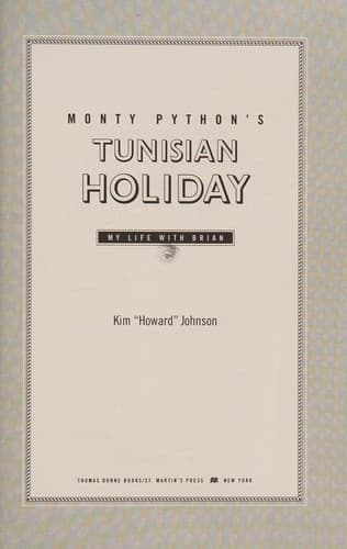 Cover of Monty Python's Tunisian holiday by Kim Johnson