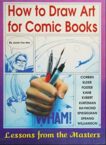 Cover of How to Draw art for Comic Books by James Van Hise