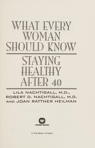 Cover of What every woman should know by Lila Nachtigall