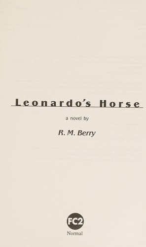 Cover of Leonardo's horse by R. M Berry