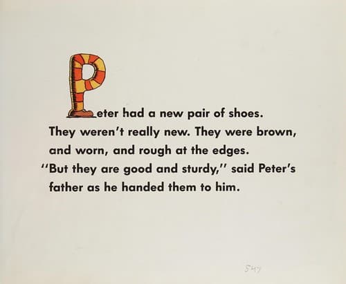 Cover of Peter and the talking shoes by Kate Banks