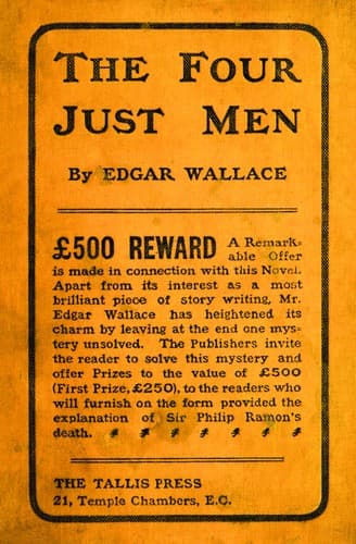 Cover of The Four Just Men by Edgar Wallace