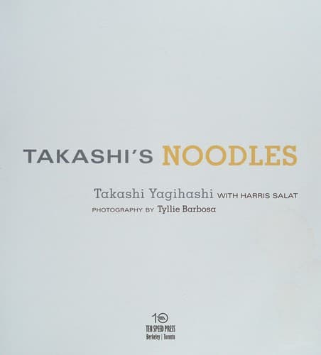 Cover of Takashi's noodles by Takashi Yagihashi