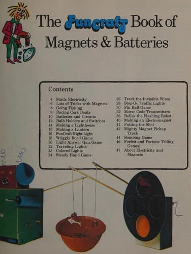 Cover of The Funcraft book of magnets & batteries (Funcraft books) by Heather Amery