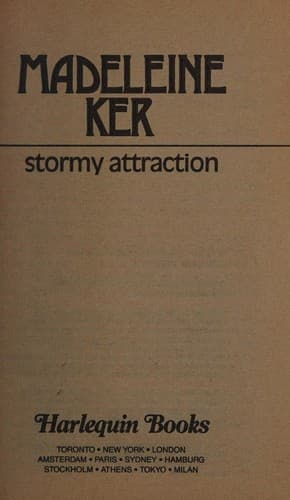 Cover of Stormy Attraction by Madeleine Ker