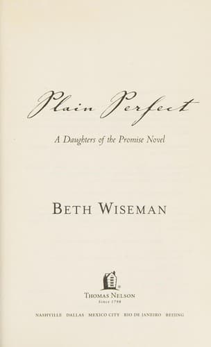Cover of Plain perfect by Beth Wiseman