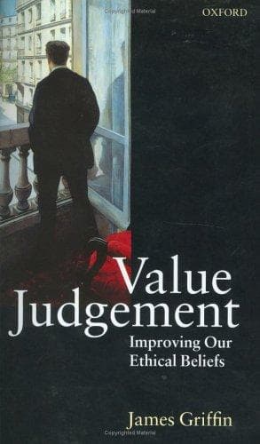 Cover of Value judgement by Griffin, James