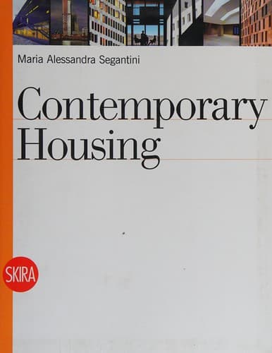 Cover of Contemporary housing by Maria Alessandra Segantini