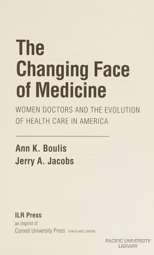 Cover of The changing face of medicine by Ann K. Boulis