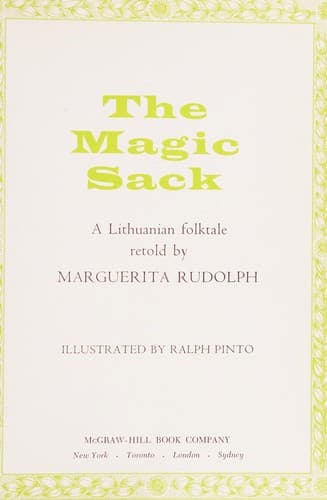 Cover of The magic sack by Marguerita Rudolph