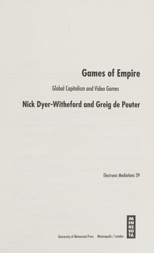 Cover of Games of empire by Nick Dyer-Witheford