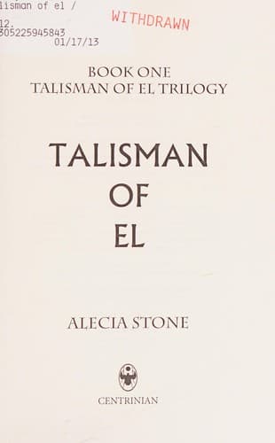 Cover of Talisman of El by Alecia Stone