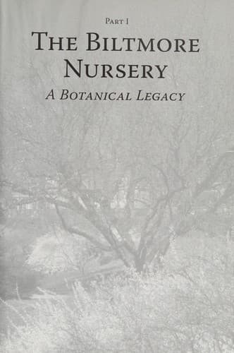 Cover of The Biltmore Nursery by Bill Alexander