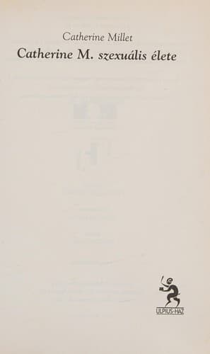 Cover of La vie sexuelle de Catherine M. by Catherine Millet