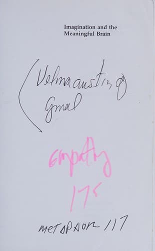 Cover of Imagination and the meaningful brain by Arnold H. Modell