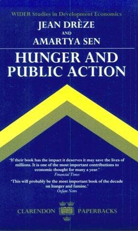 Cover of Hunger and public action by Jean Drèze