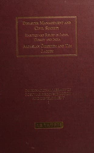 Cover of Disaster management and civil society by Alpaslan Özerdem