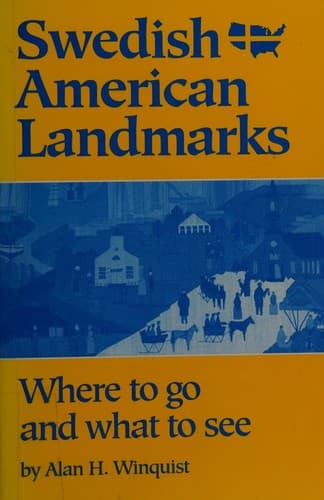 Cover of Swedish-American landmarks by Alan H. Winquist