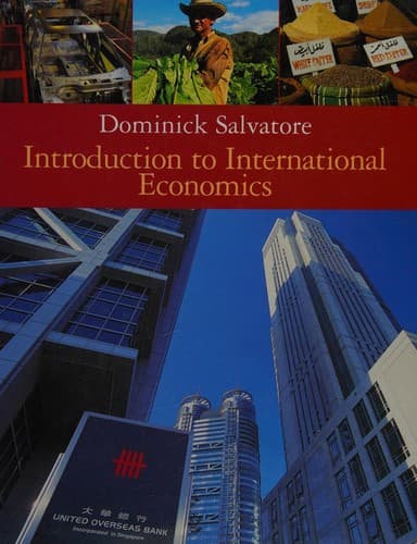 Cover of Introduction to International Economics by Dominick Salvatore