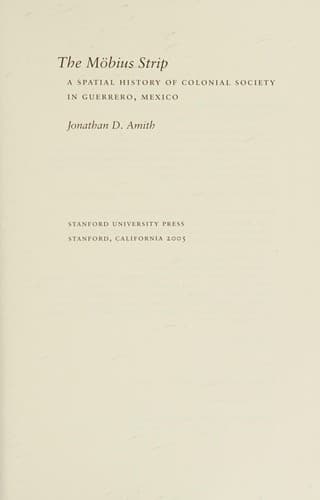 Cover of The Möbius strip by Jonathan D Amith