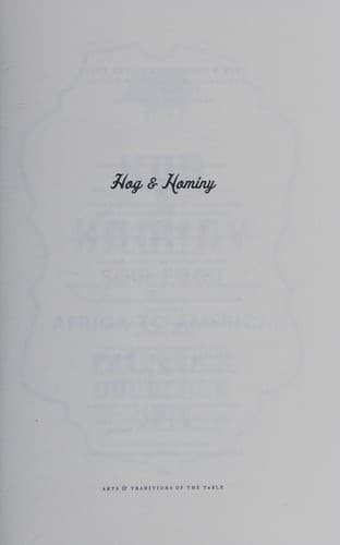 Cover of Hog and hominy by Frederick Douglass Opie