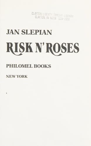Cover of Risk n' roses by Jan Slepian