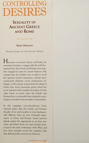 Cover of Controlling desires by Kirk Ormand