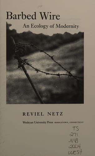 Cover of Barbed wire by Reviel Netz