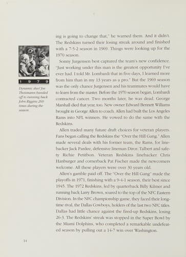 Cover of Washington Redskins by Steve Potts