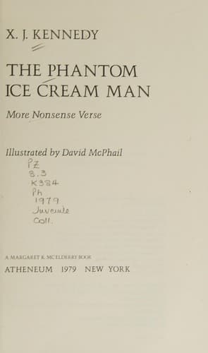Cover of The phantom ice cream man by X. J. Kennedy