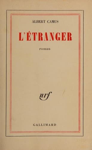 Cover of L’étranger by Albert Camus