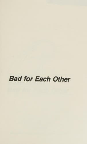 Cover of Bad for Each Other by Billie Green