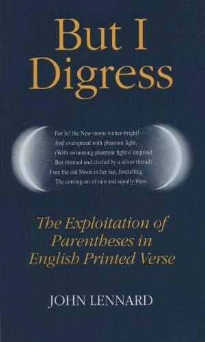 Cover of But I digress by John Lennard