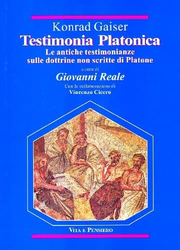 Cover of Testimonia platonica by Gaiser, Konrad