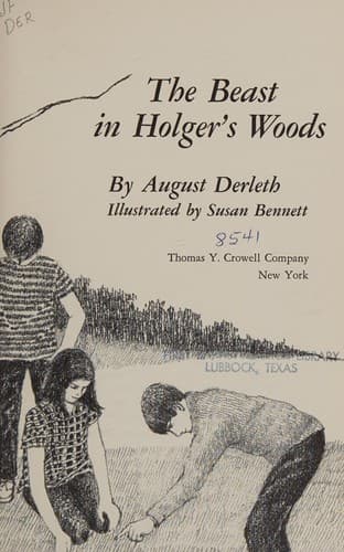 Cover of The beast in Holger's Woods by August Derleth