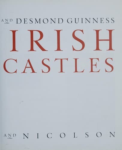 Cover of Great Irish houses and castles by Jacqueline O'Brien