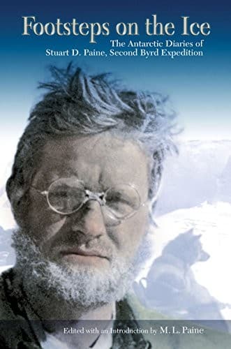 Cover of Footsteps on the ice by Stuart D. L. Paine